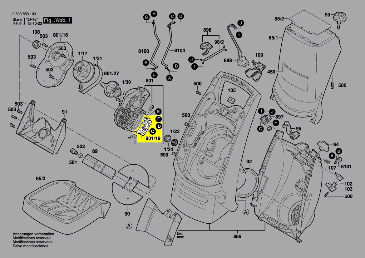 limiteur de vitesse réf. F 016 103 643 Bosch